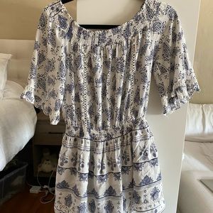Paisley printed LF/seek romper